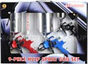 9 Piece HVLP Spray Gun Set