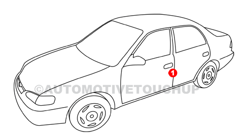 All Jaguar Paint Codes are located in the door jamb