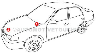 Maserati Paint Code Location Diagram