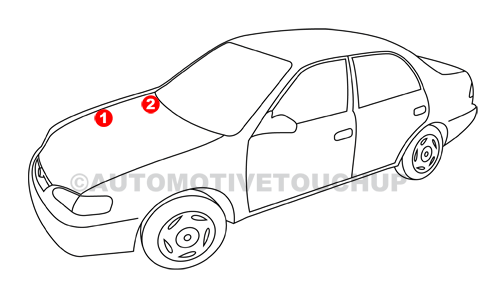 Mini Cooper paint code locations